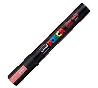 POSCA - Rotulador acrílico PC-5M rojo, punta redonda 1,8-2,5 mm | Rotulador con tinta pigmentada al agua, opaco, para casi todas las superficies, punta recambiable