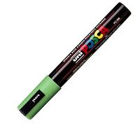 Posca Rotulador Osama Uni PC5 punta redonda mediana con trazo de 1,8 mm a 2,5 mm color verde claro