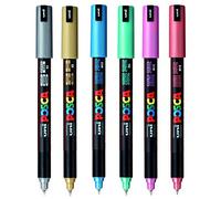 Posca - Rotulador punta calibrada trazo extrafino rosa metálico