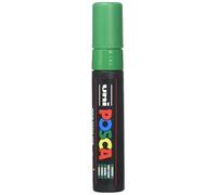 uni-ball 186363 - Marcador POSCA con punta rectangular extra ancha, verde oscuro