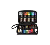 Posca - Rotuladores, 24 unidades, en estuche, adecuados para muchas superficies, diferentes puntas y colores, multicolores