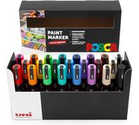 Posca - Rotuladores de pintura para arte, 1,8-2,5 mm, juego de regalo de escritorio (PC-5M juego de 23)