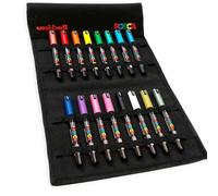 Posca Rotuladores de pintura PC-1MR - 0.7 mm - Juego de 40.6 cm para envolver lienzos
