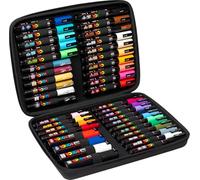 POSCA 186840 - Set de rotuladores POSCA, 40 rotuladores acrílicos en anchos de trazo PC-1MC, PC-3M, PC-5M, PC-8K