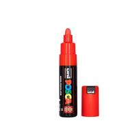 Posca Uni-Ball 181321 - Rotulador de punta ancha cónica PC 7M, 4,5-5,5 mm, rojo
