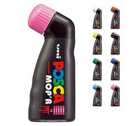 Posca Uni-Ball 183228 - Marcador Posca Mop'R Pcm-22, Punta De Sello Redonda 3 - 19 Mm, Rosa, 1 Ud, Forma Ergonómica