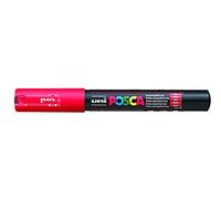 Posca Uni-Ball Pluma Marcadora PC-1M - Rojo - Individual Pluma
