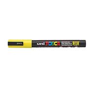 Posca Uni-Ball Pluma Marcadora PC-3M - Amarillo - Individual Pluma