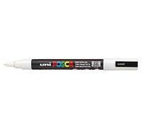 Posca Uni-Ball Pluma Marcadora PC-3M - Blanco - Individual Pluma