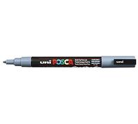 Posca Uni-Ball Pluma Marcadora PC-3M - Gris Pizarra - Individual Pluma