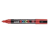 Posca Uni-Ball Pluma Marcadora PC-5M - Rojo - Individual Pluma