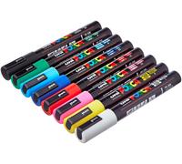 Posca UNI PC 5M Basic Set - Pack of 8 Markers