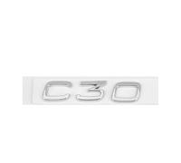 POSDLQU 3D Pegatinas Emblem Coche Metal para Volvo C30, Pegatina Insignia Letras de Carrocería para Coche, Etiquetas Engomadas Decoración Exterior del Vehículo,B