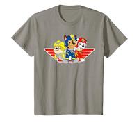 Pose clásica de Paw Patrol Chase Marshall Rubble Action Rescue Camiseta