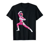 Pose de acción de Mighty Morphin Power Rangers Pink Ranger Camiseta