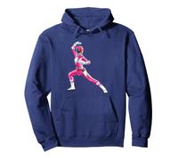 Pose de acción de Mighty Morphin Power Rangers Pink Ranger Sudadera con Capucha