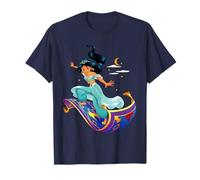 Pose de alfombra mágica de la princesa Aladdin Jasmine de Disney Camiseta
