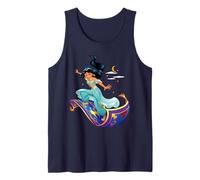 Pose de alfombra mágica de la princesa Aladdin Jasmine de Disney Camiseta sin Mangas