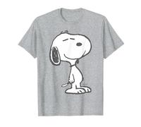 Pose de boceto Grande e icónica de Peanuts Snoopy, Feliz y Divertida, Arte clásico Camiseta