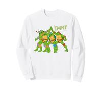 Pose de TMNT Heroes Half Shell Turtle Power Team, clásica de los 80 Sudadera