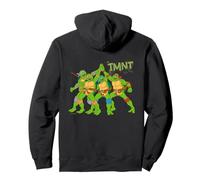 Pose de TMNT Heroes Half Shell Turtle Power Team, clásica de los 80 Sudadera con Capucha