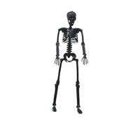 Poseable decoración de esqueleto de Halloween, esqueleto colgante de tamaño real con articulaciones móviles para fiesta de terror, casa embrujada y decoración al aire última intervensión