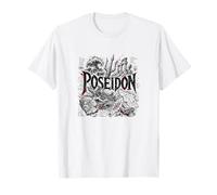 Poseidón Antiguo Dios del Mar Escena de la Mitología Camiseta