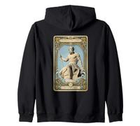 Poseidón, Dios Griego Señor del Mar Tarot Art Sudadera con Capucha