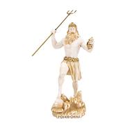 Poseidon - Figura de estatua griego de Dios del Mar con Tridente (16,5 pulgadas)