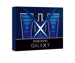 Poseidon Galaxy - Pack Perfume Hombre - Perfume, Gel de ducha y After Shave