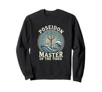 Poseidón Maestro de Las Mareas Mitología Ocean Design Sudadera
