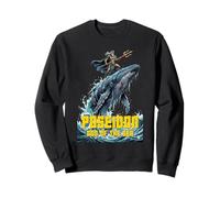 Poseidón Montando Una Ballena Mitología Griega Fantasía Amante Sudadera
