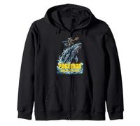 Poseidón Montando Una Ballena Mitología Griega Fantasía Amante Sudadera con Capucha