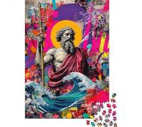 Poseidón Puzzle para Adultos 1000 Piezas Educational Game para Decoración del Hogar Cumpleaños Juego De Rompecabezas Stress Relief Toy 1000pcs (75x50cm)