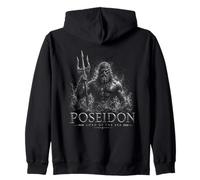 Poseidón Señor del Mar Mitología Griega Sudadera con Capucha