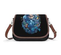 PoseidonGod - Bolso cruzado para mujer, bolso de hombro con correa ajustable