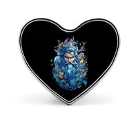 PoseidonGod - Bonito broche con forma de corazón para sombrero, ropa, joyas, accesorios, regalos para bodas y fiestas