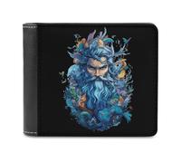 PoseidonGod - Cartera plegable con múltiples ranuras para tarjetas para hombres y mujeres