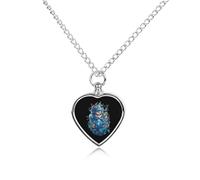 PoseidonGod - Collar de urna personalizado para cenizas de mascotas, lindo colgante conmemorativo para mascotas, regalos para perros y gatos