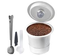 Poses de filtro reutilizables, vainas reutilizables | Filtros de acero inoxidable recargables para cervezas mejoradas | Lavavajillas taza de filtración reutilizable de forma segura
