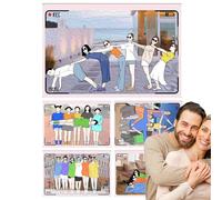 Poses Divertidas para fotografiar - Guía de Poses de Fotos de Retrato | Accesorio de fotografía para Fotos de Varias Personas, Tarjetas de posición grupal, Bodas, cumpleaños y