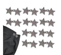 Posgcks Botones Para Jeans, 10 Piezas Botones Desmontables Vaqueros, Boton Estrella Ajustables, No Necesitan Ser Cosidos A Mano, Hebillas En La Cintur Para Ropa