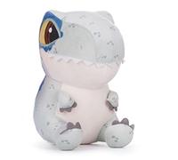 Posh Paws Jurassic World 59001ENV2 - Peluche de Velociraptor Rex que brilla en la oscuridad, 13 cm, color azul
