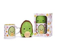 Posh Paws Swizzels Love Hearts Alan The Avocado 'Let's AVO Cuddle' - Taza de regalo de 11 onzas