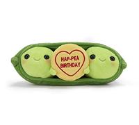 Posh Paws Swizzels Love Hearts Pete & Penélope Pea 'HAP-PEA Birthday' Mensaje de 9 Pulgadas (23 cm)