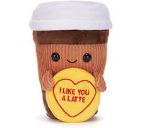 Posh Paws Swizzels Love Hearts Taza Coffee I Like You A Latte Peluche 18cm