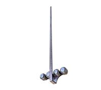 Posicionador ajustable, guía de sierra circular precisa, regla de 30 x 15 pulgadas con escala deslizante, pista de corte de acero inoxidable, riel paralelo con medidor de medición, herramienta de
