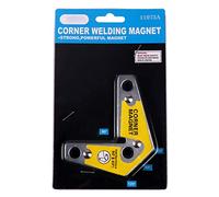 Posicionador de ángulo de soldadura, soporte de soldadura, herramientas manuales, herramienta de abrazadera de esquina magnética de 60/90/120° grados, regla transportadora, medición, bisel, altura