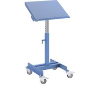 Posicionador de material, carga máx. 150 kg, transitable eurokraft pro, margen de ajuste de altura 720 - 1050 mm