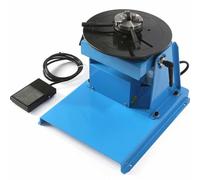Posicionador de soldadura rotativa de 10 kg, plataforma giratoria de 180 mm, inclinación de 90°, control mediante interruptor de pedal, motor de CC de velocidad continua para piezas de trabajo peque